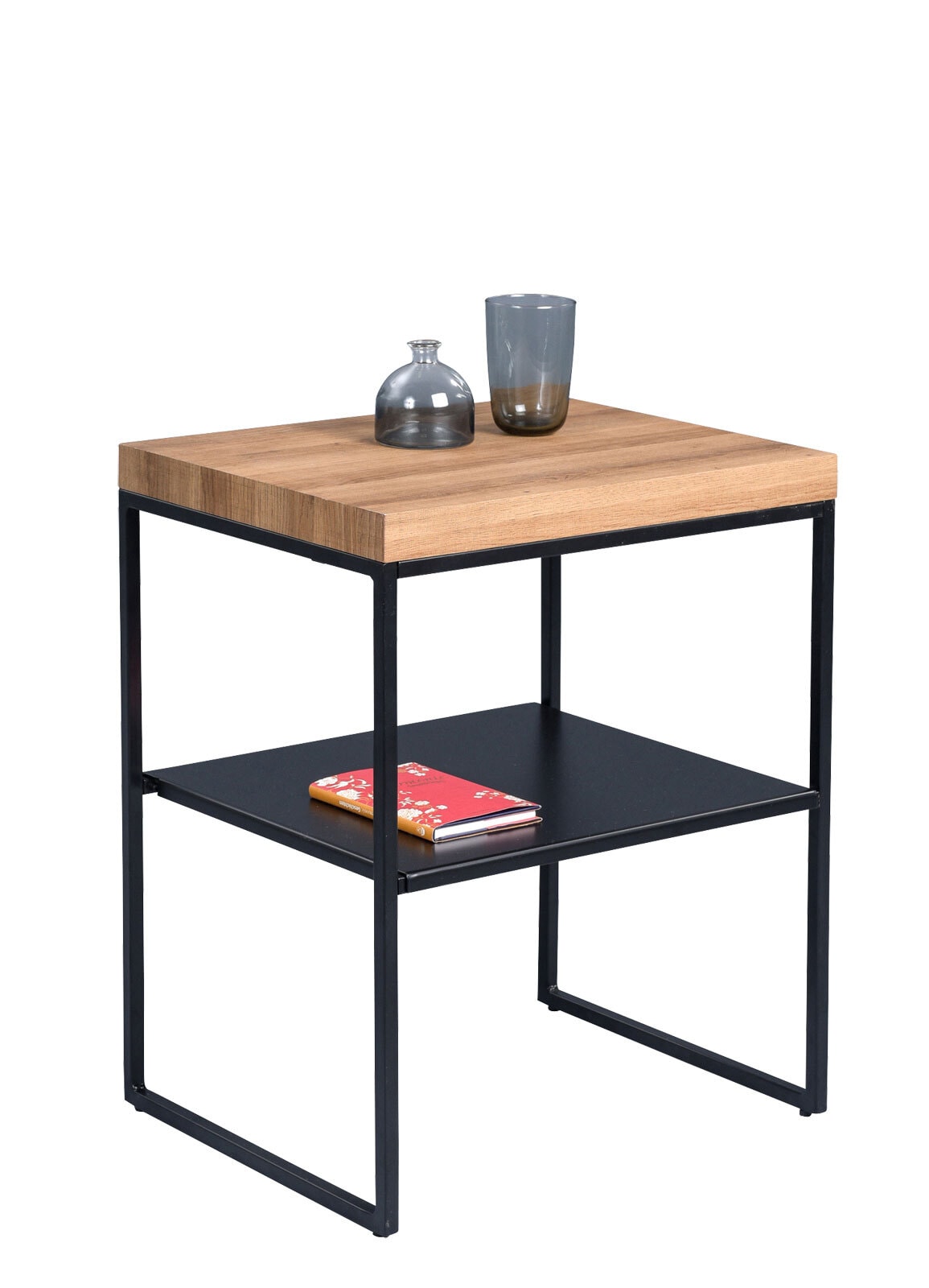 CASAVANTI Beistelltisch 50 x 62 x 40 cm Holznachbildung braun