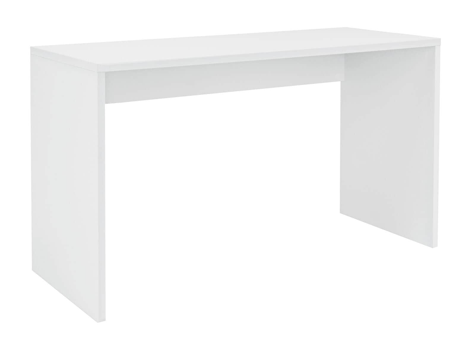 Schreibtisch 130 x 75 cm weiß matt