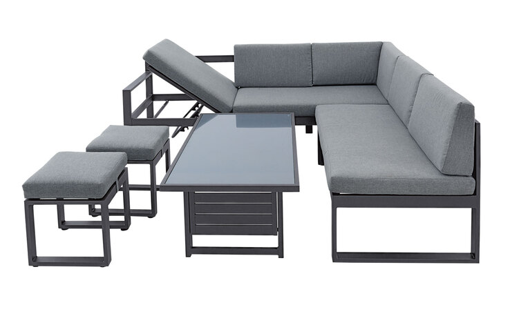 Garden FLAIR Dining Gartenlounge LANGEOOG 5-teilig