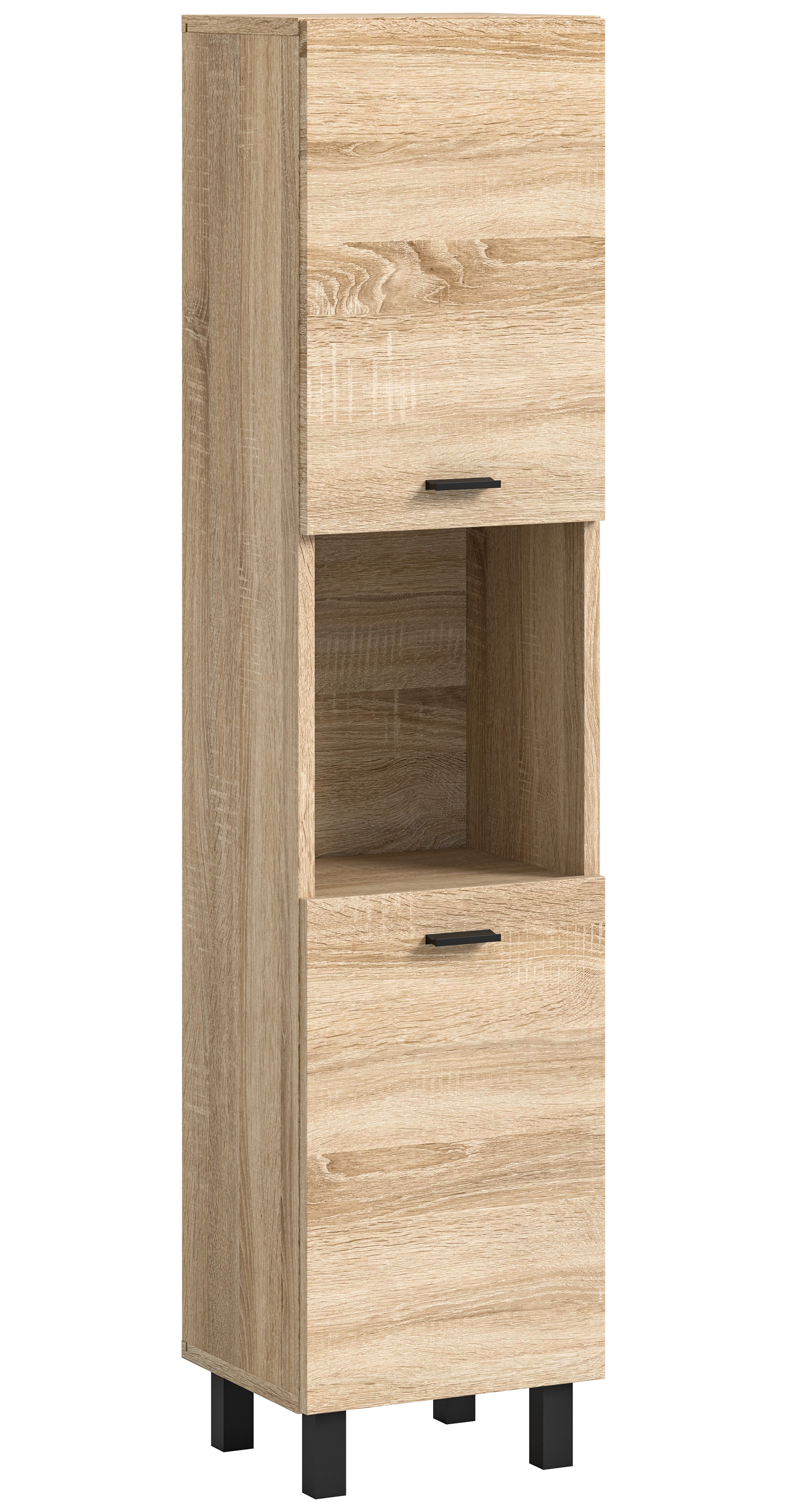 Bad-Midischrank BOSTON braun 125cm