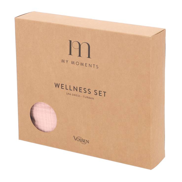 VOSSEN Saunakilt/Turban MY MOMENTS 2-teilig pearl skin