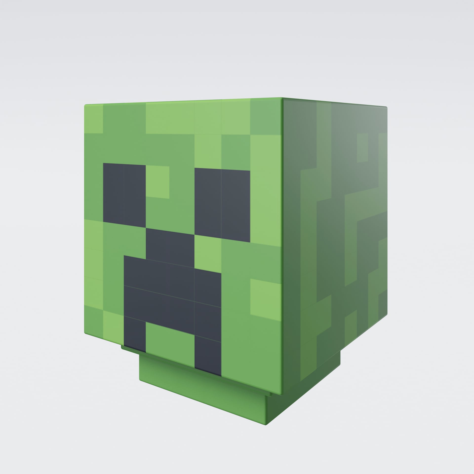 Akku LED Dekoleuchte Creeper MINECRAFT grün