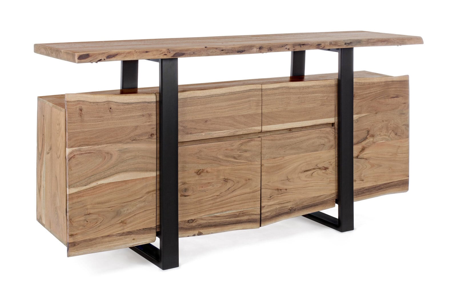 INTERhome Sideboard ARTUR 175 x 90 cm Akazie massiv