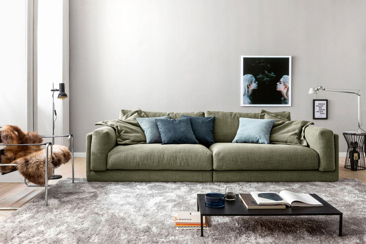 Ole Gunderson Bigsofa LASSE olivgrün