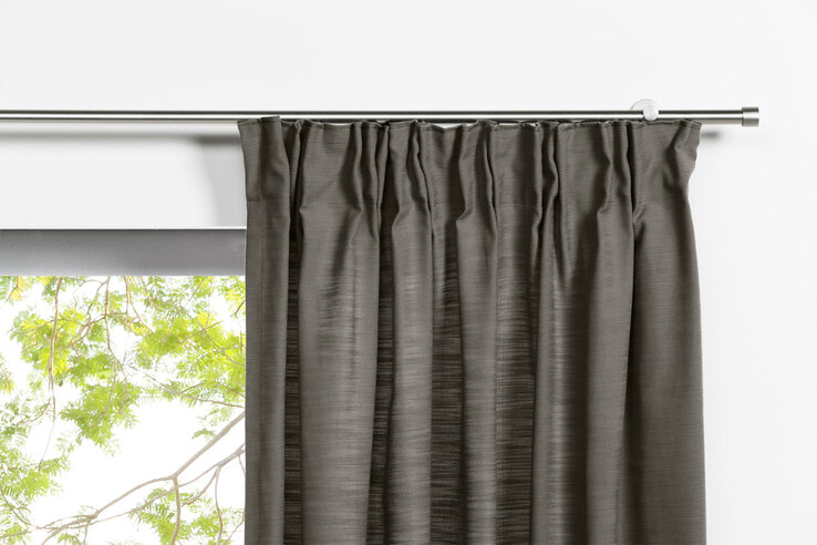 my deco Schlaufenvorhang BALANCE 135 x 245 cm taupe