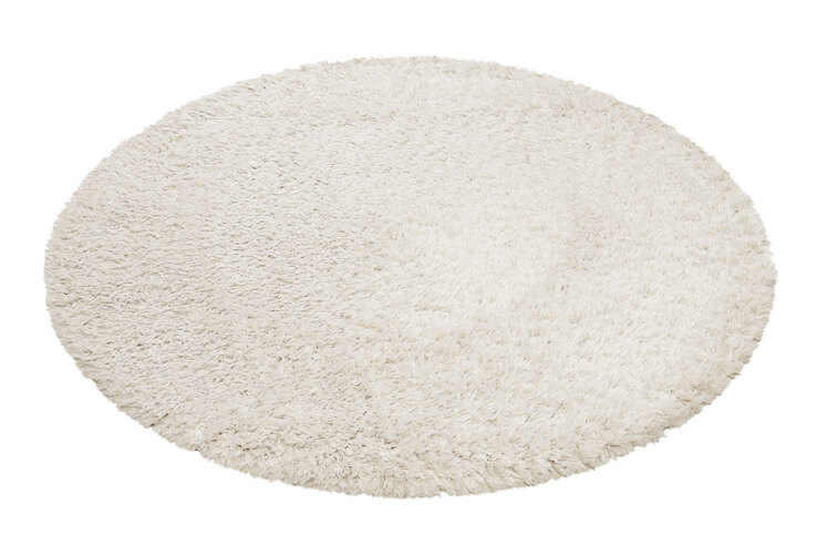 ESPRIT Hochflorteppich YOGI 80 cm rund creme/beige