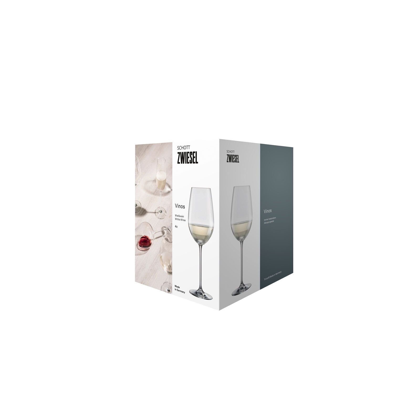 SCHOTT ZWIESEL Weißweinglas VINOS 4er Set