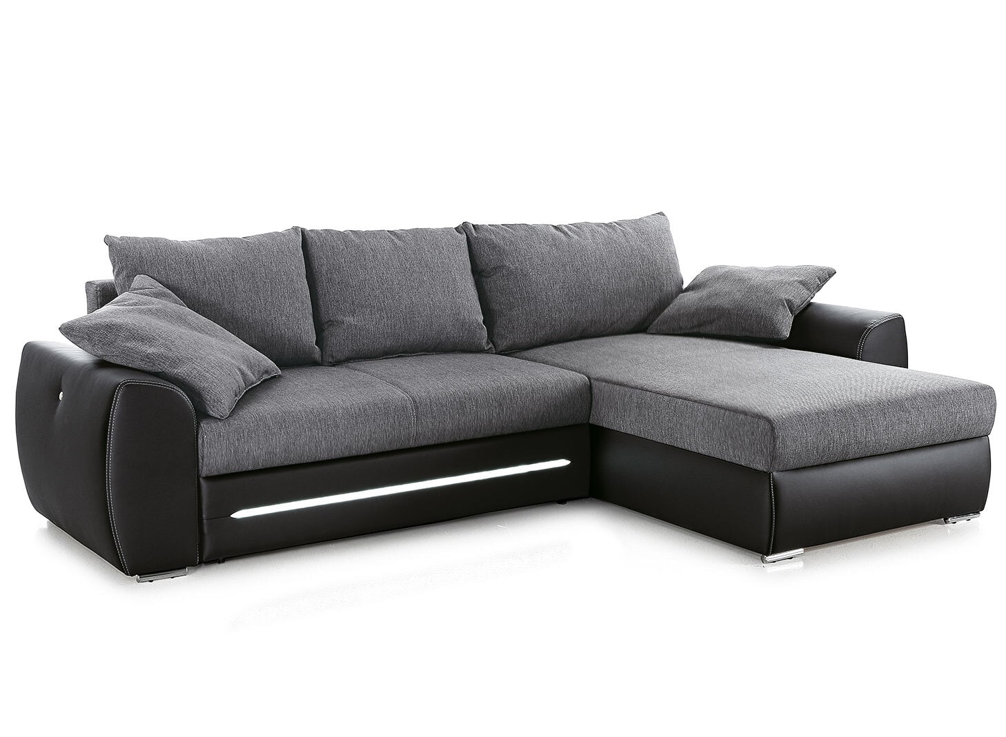 Ecksofa LIGHTS SF beidseitig montierbar