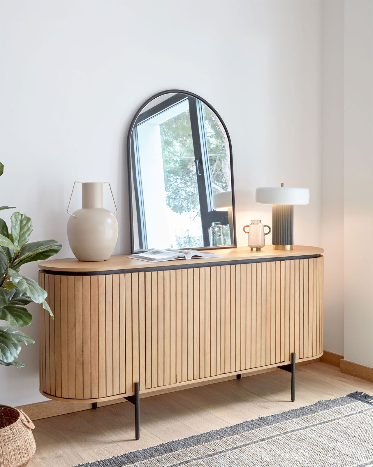 Kave Home Sideboard LICIA 170 x 80 cm Mango braun