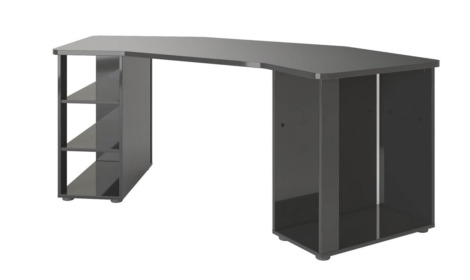 Gaming Tisch PIPPO 205 x 91 cm schwarz