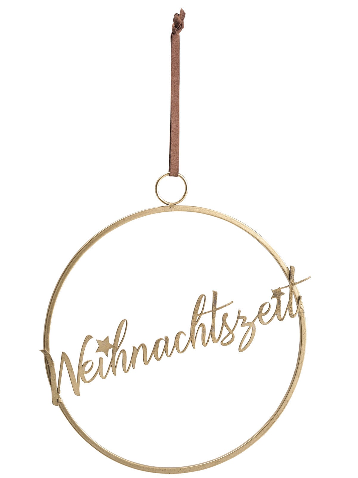 casaNOVA Weihnachtsdeko Anhänger GOLDENE PRACHT 30 cm