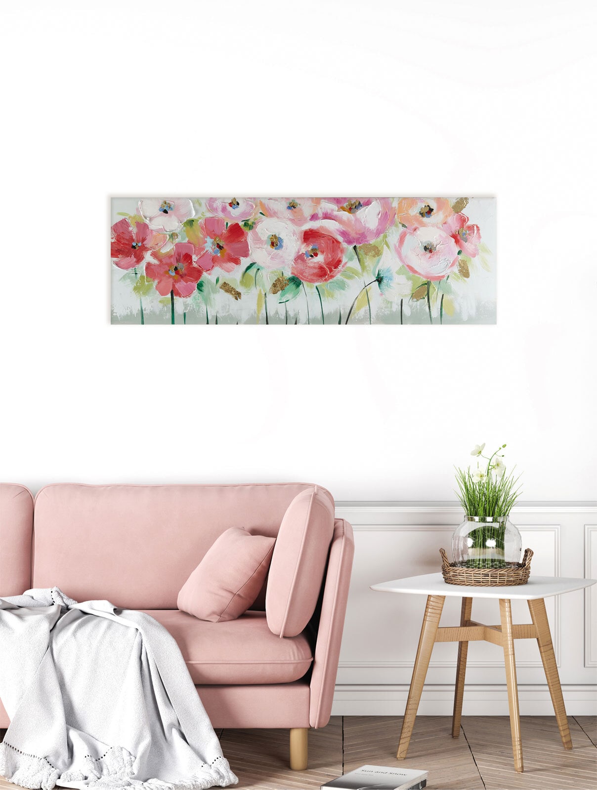 BÖNNINGHOFF Bild BLUMEN 120 x 40 cm