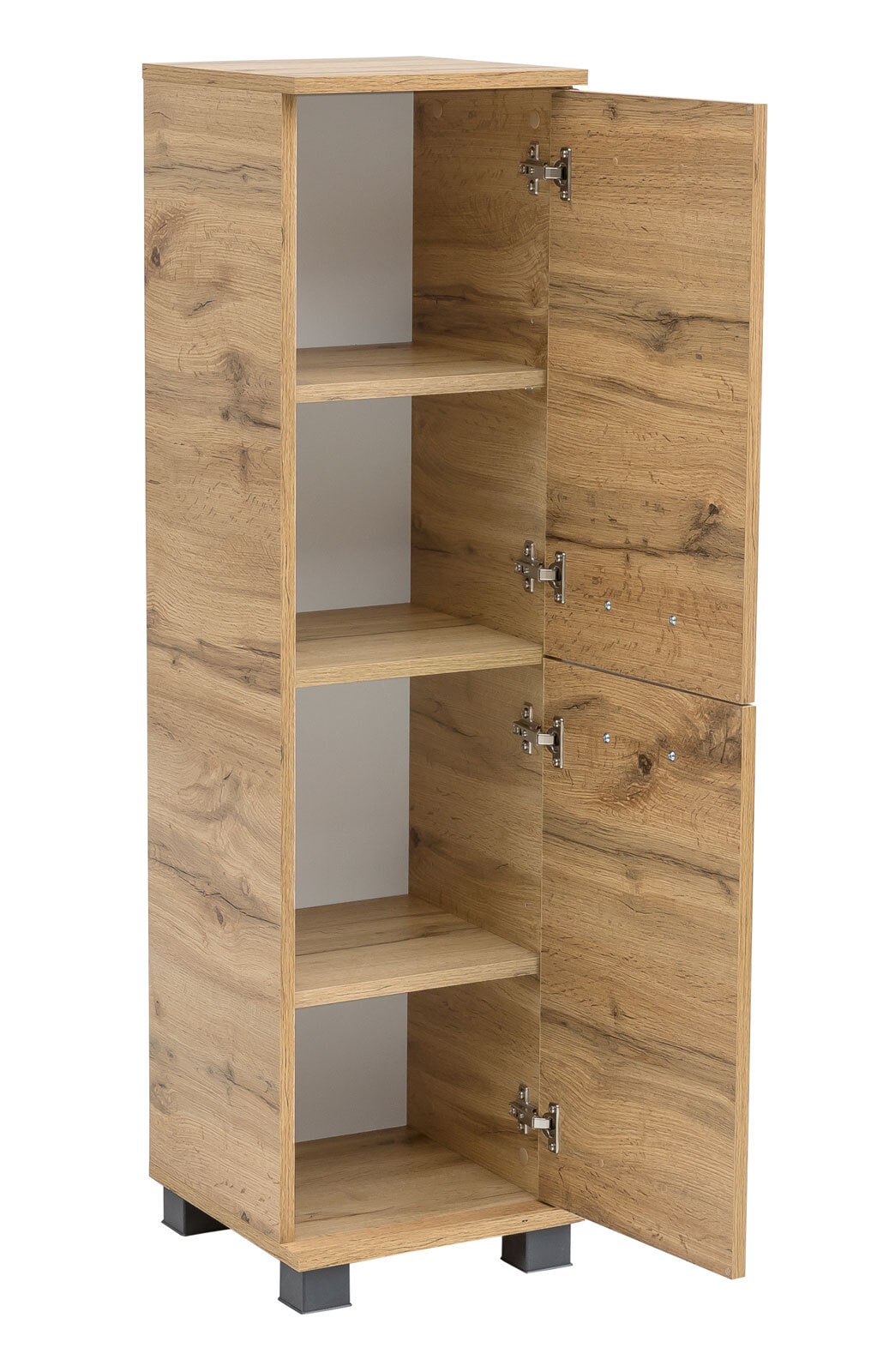 Highboard NORA 30,3 x 116,9 cm Eiche Landhaus