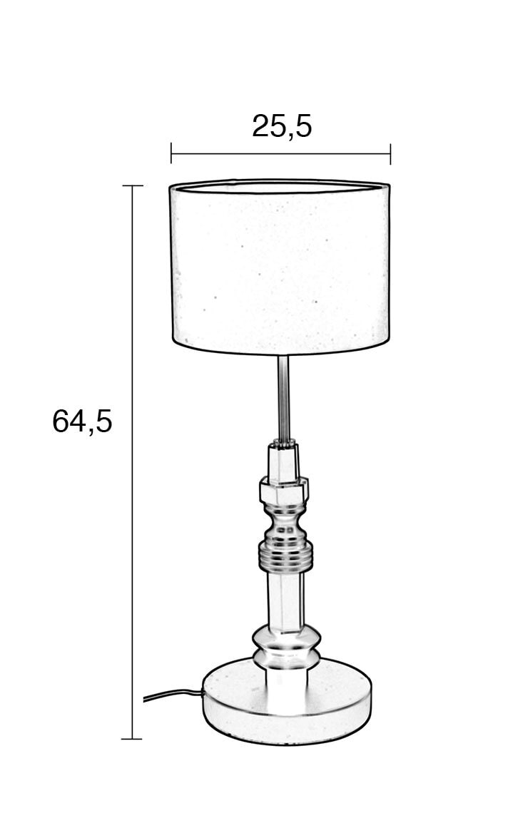 zuiver Retrofit Tischlampe TOTEM Holz schwarz