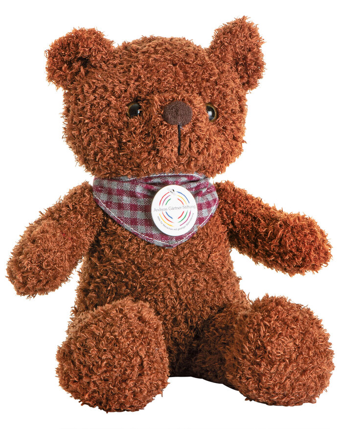 Plüschbär BROWNI 40 cm dunkelbraun - GUTES TUN