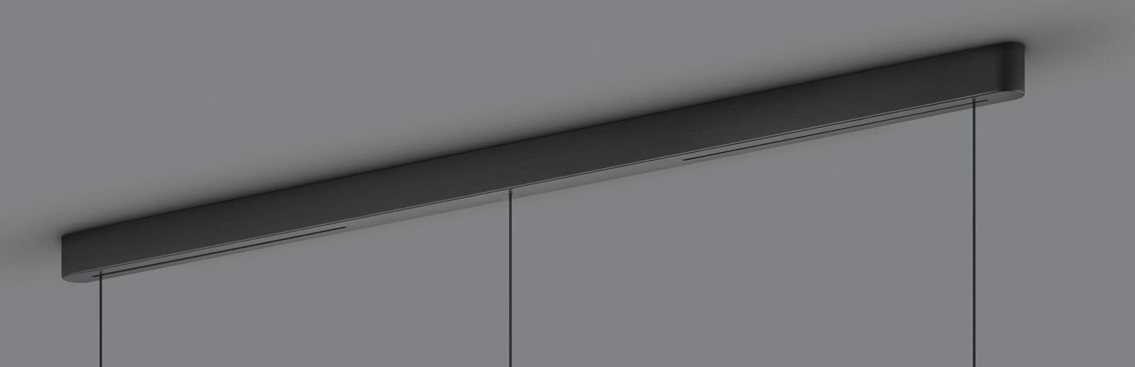 helestra LED Balkenpendel SICA schwarz /goldfarbig