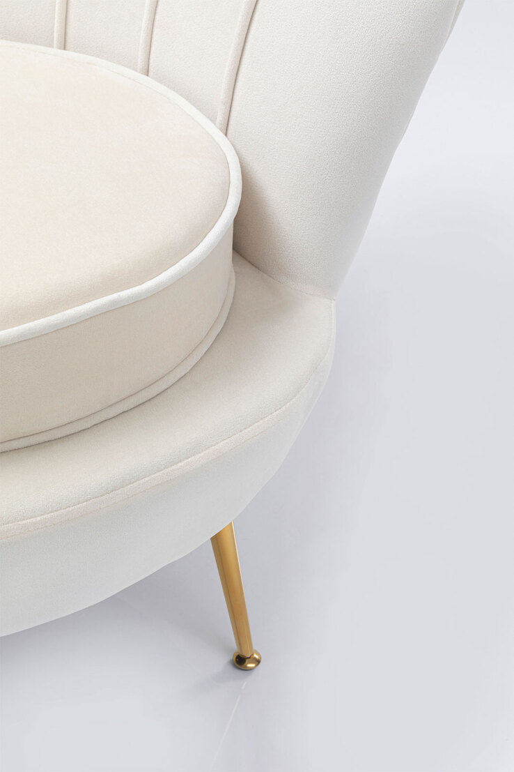 KARE DESIGN Cocktailsessel WATER LILY cremeweiß