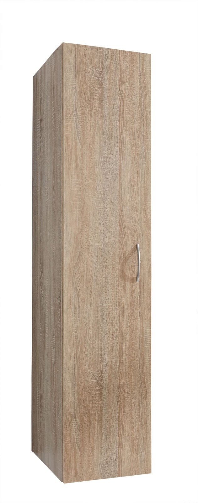 Kleiderschrank 45 x 185 x 54 cm Holznachbildung braun