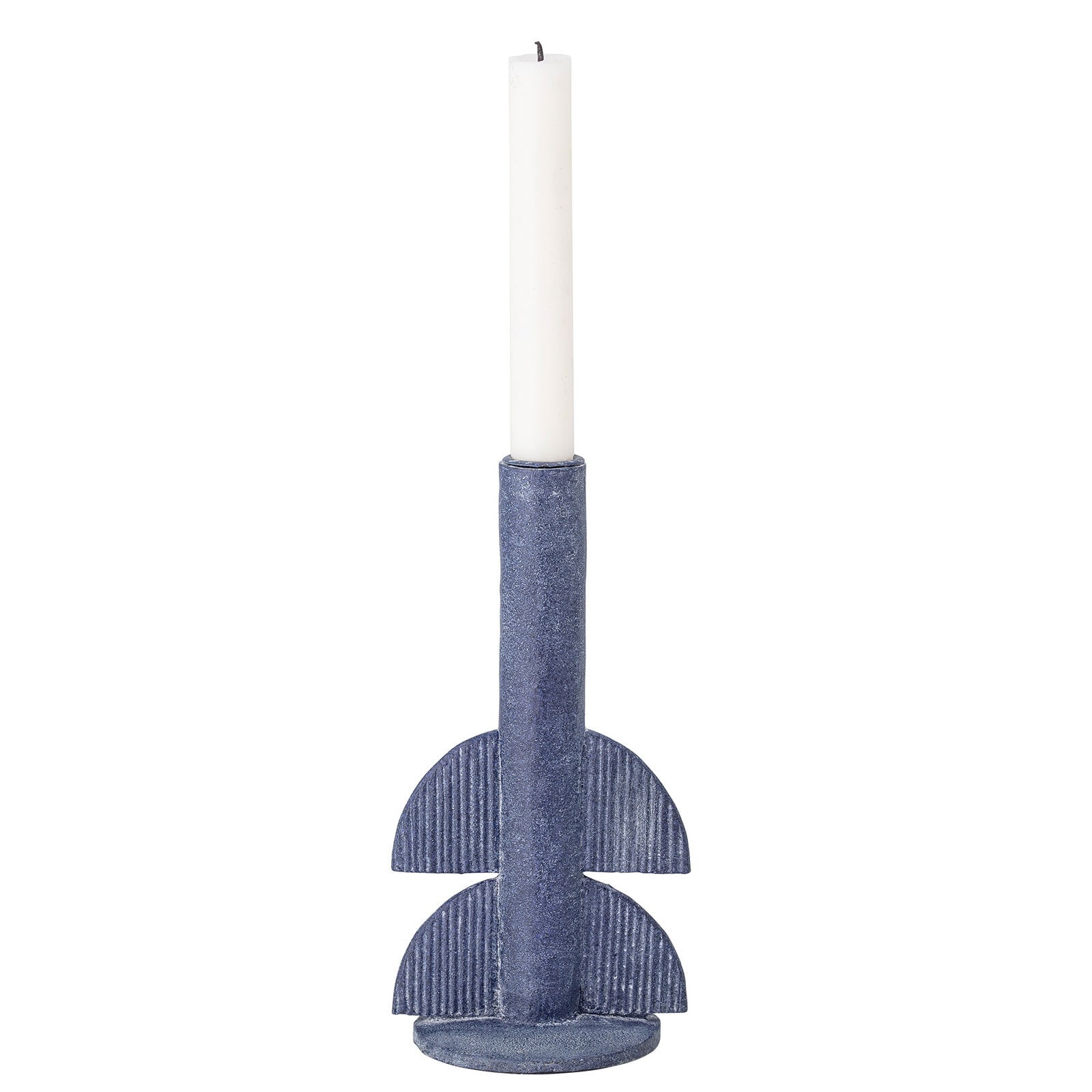 Bloomingville Kerzenständer BESS DOWN 22 cm blau