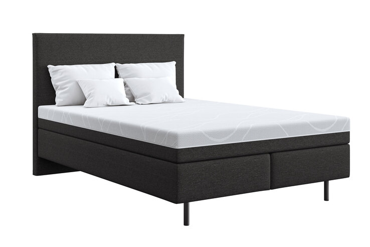 SCHLARAFFIA Boxspringbett MYNAP 140 x 200 cm Casual Graphite
