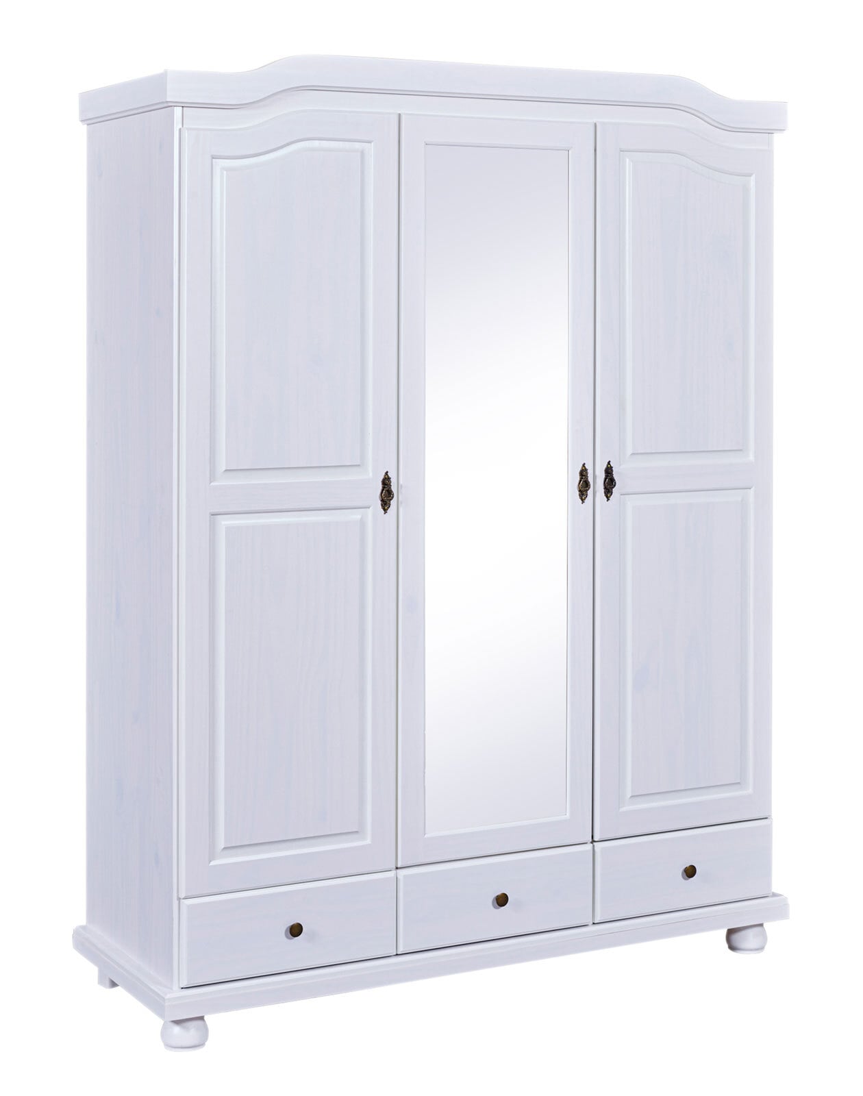 Drehtürenschrank OSKAR 150 x 198 cm weiß