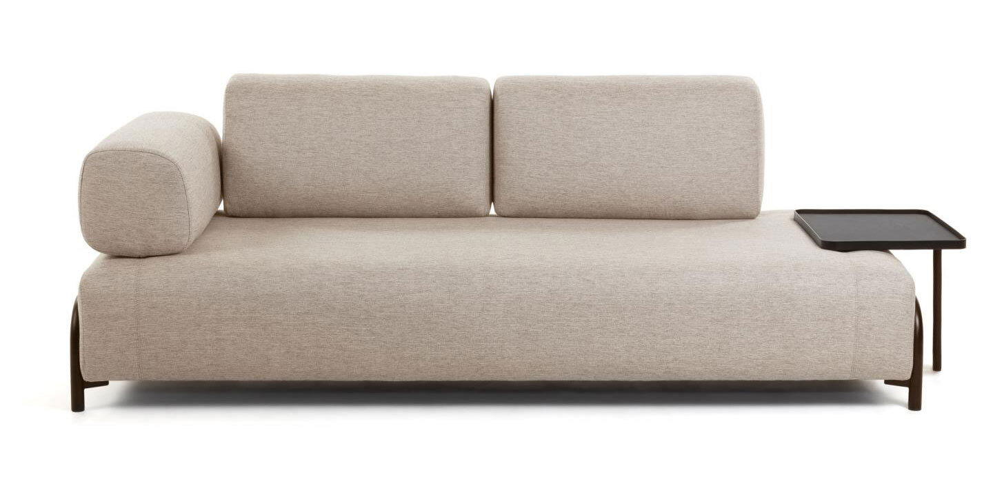 Kave Home Sofa 3-Sitzer COMPO beige