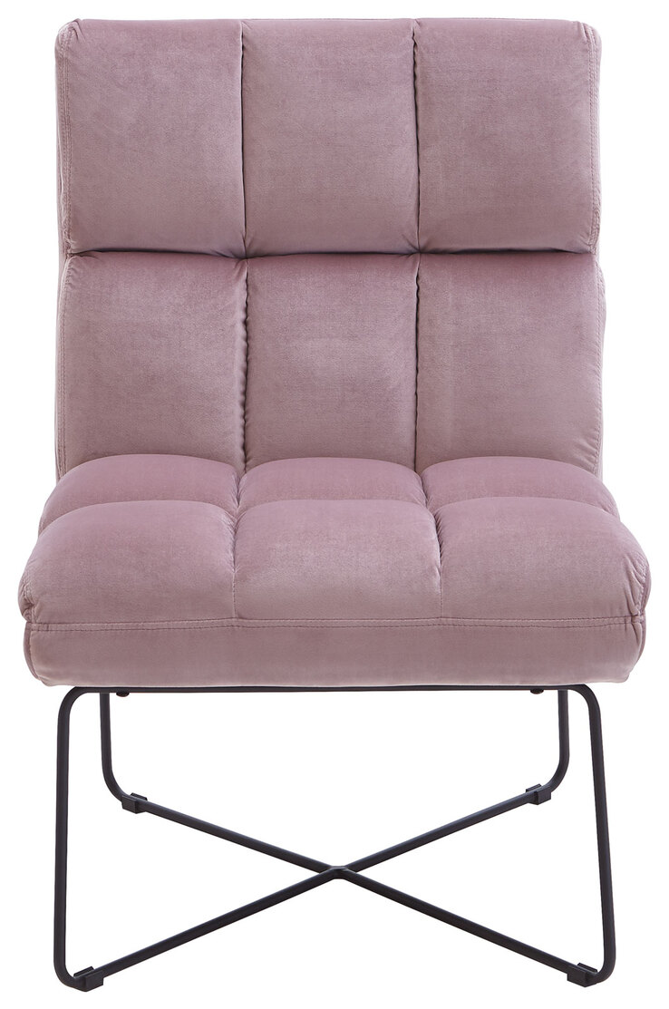 Sessel MATCH Stoffbezug rosa 