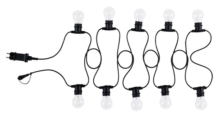bizzotto Outdoor Retrofit LED Lichterkette BRIGHT 10-flammig