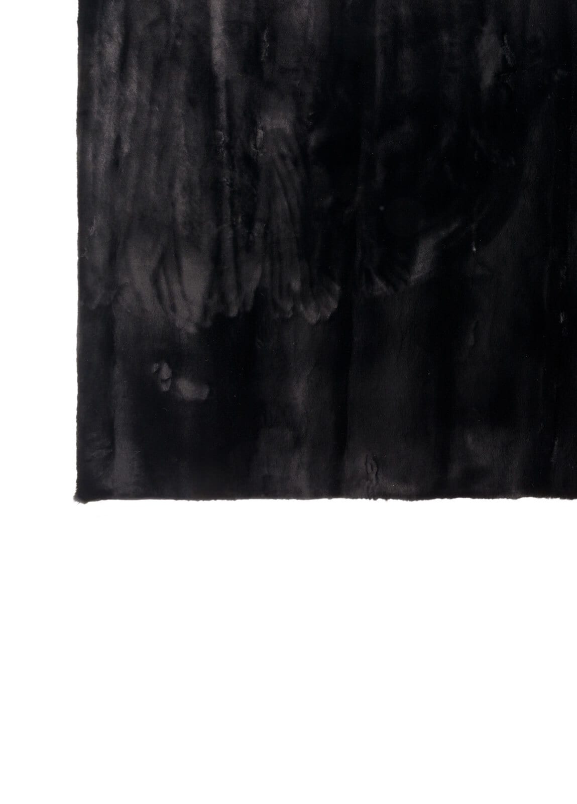 Hochflorteppich DREAM 90 x 160 cm schwarz
