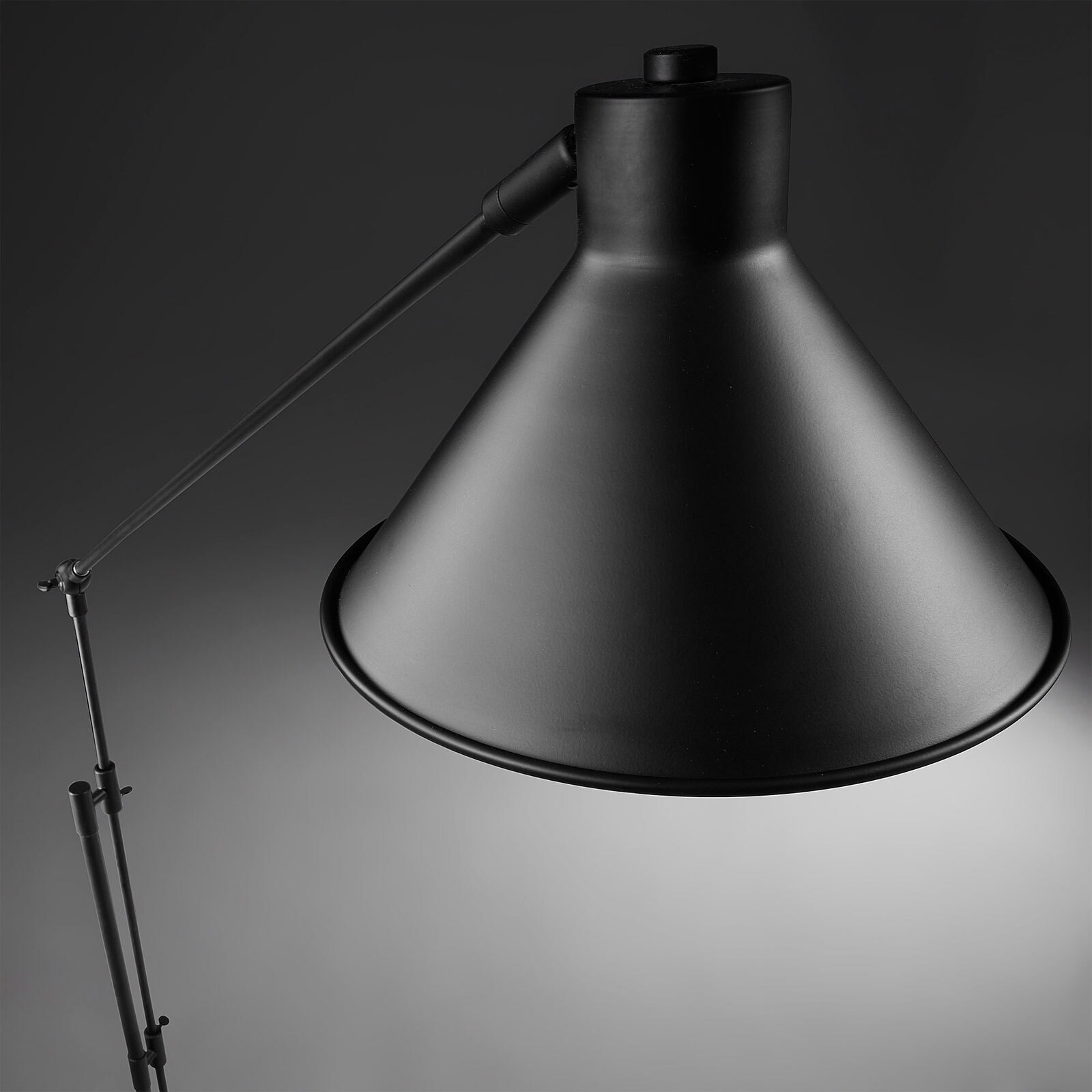 Kave Home Retrofit Stehlampe DIONE schwarz