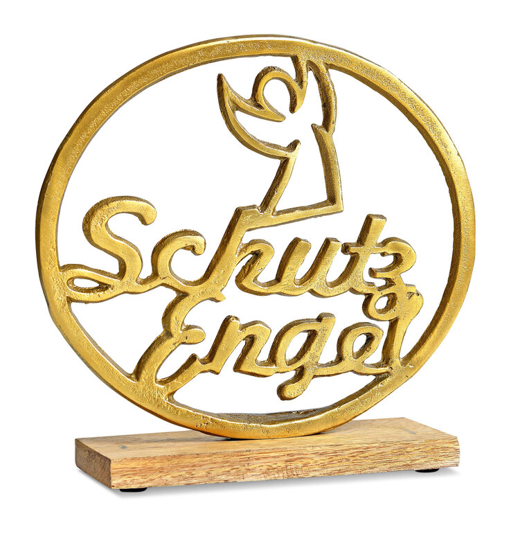 casaNOVA Deko Objekt Schriftzug SCHUTZENGEL