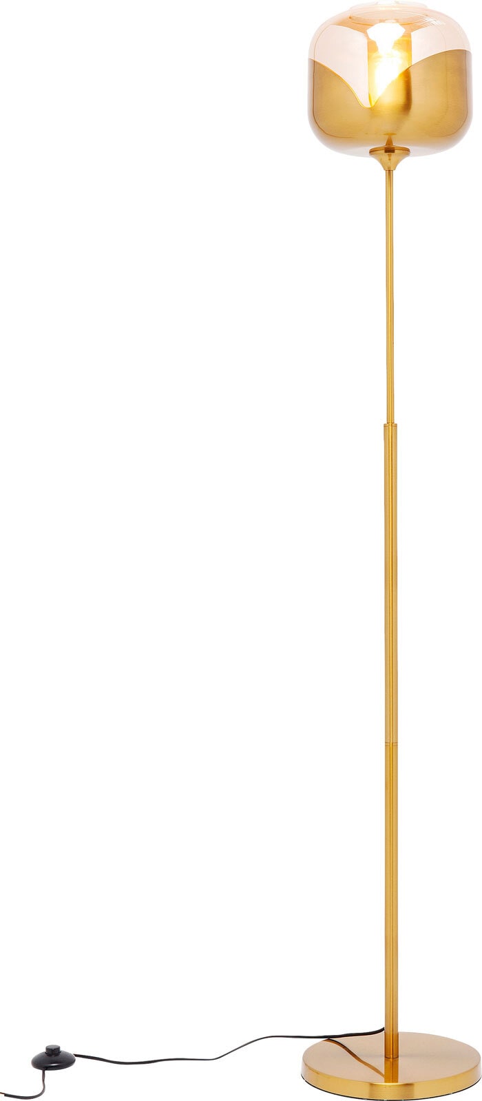 KARE DESIGN Retrofit Stehlampe GLOBLET BALL goldfarbig