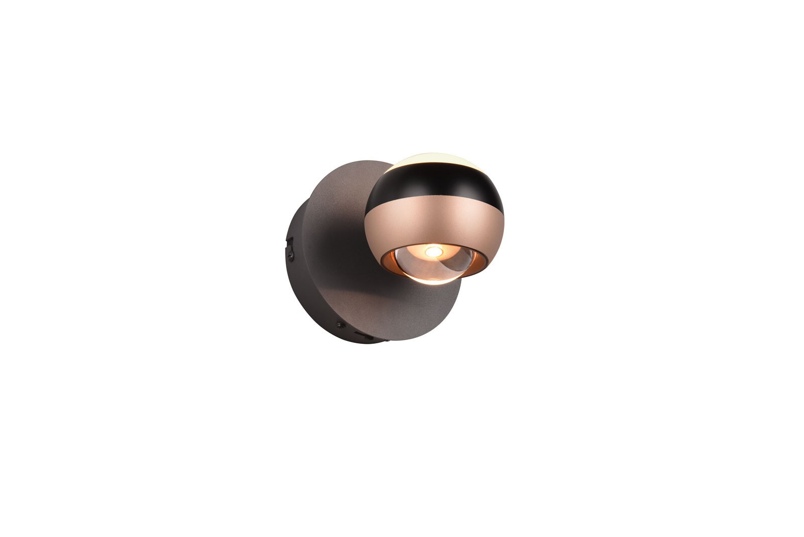 TRIO LED Wandleuchte TRS ORBIT schwarz /coffee