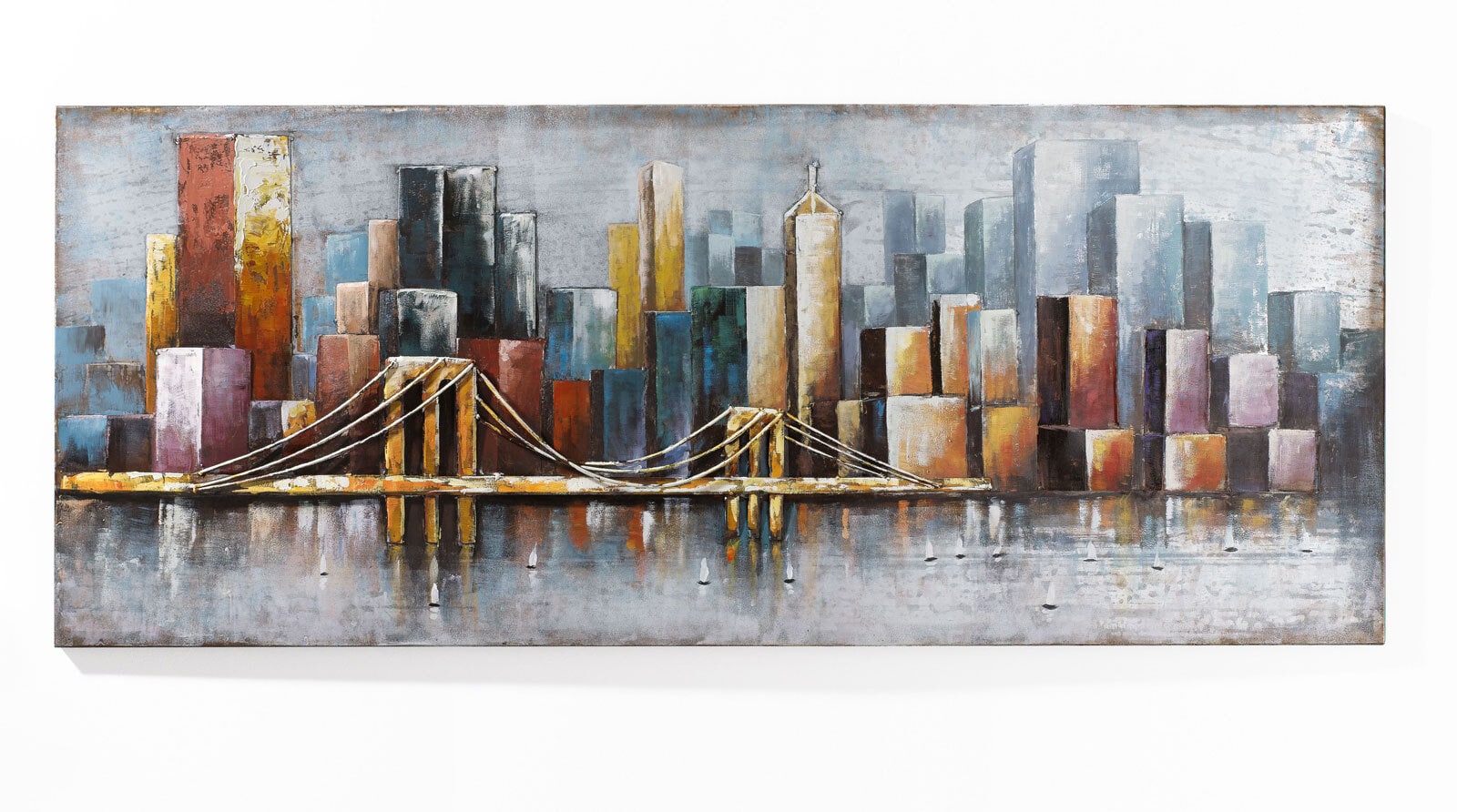 casaNOVA Bild SKYLINE 150 x 60 cm