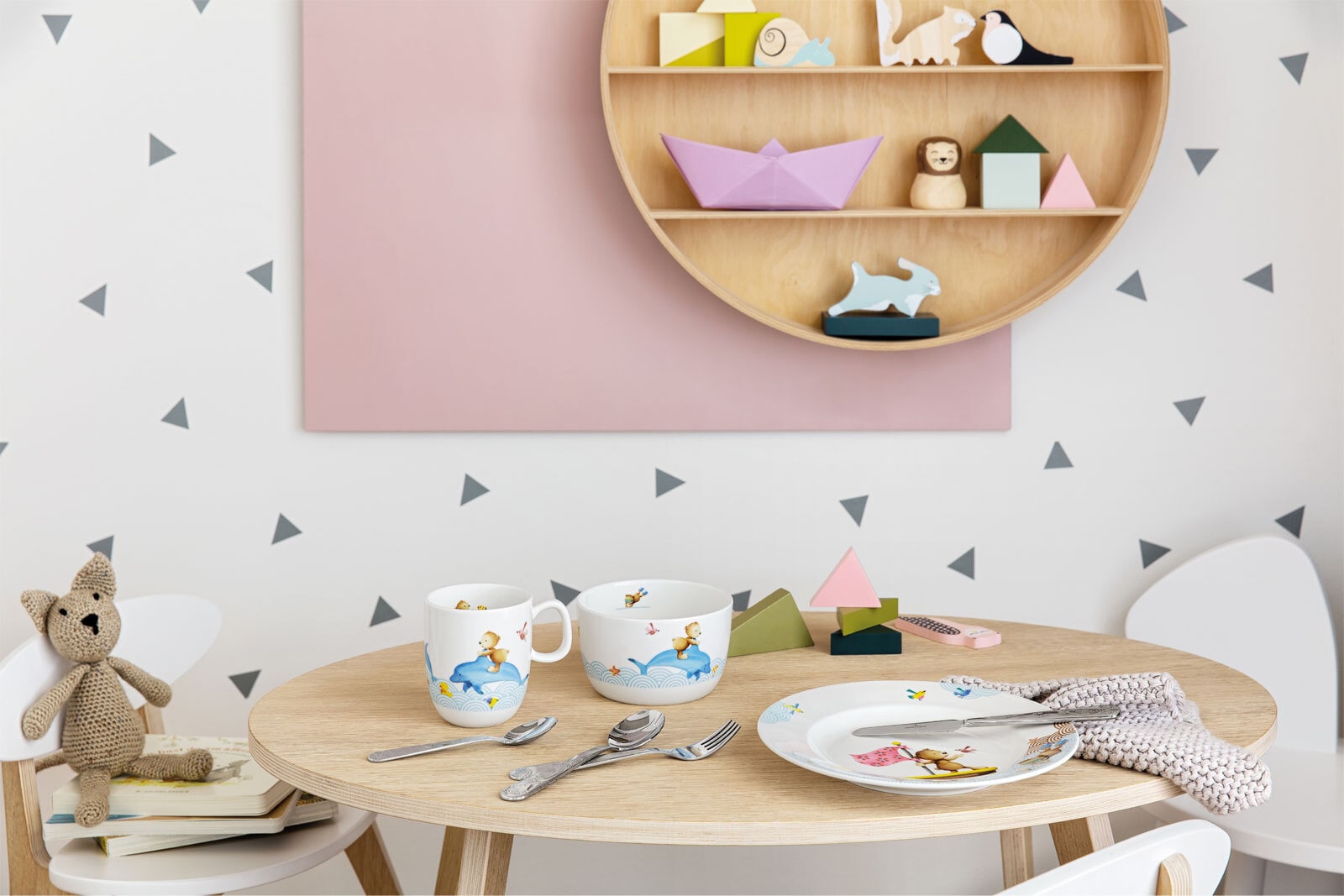 Villeroy & Boch Kindergeschirrset HAPPY AS A BEAR 7-teilig mehrfarbig