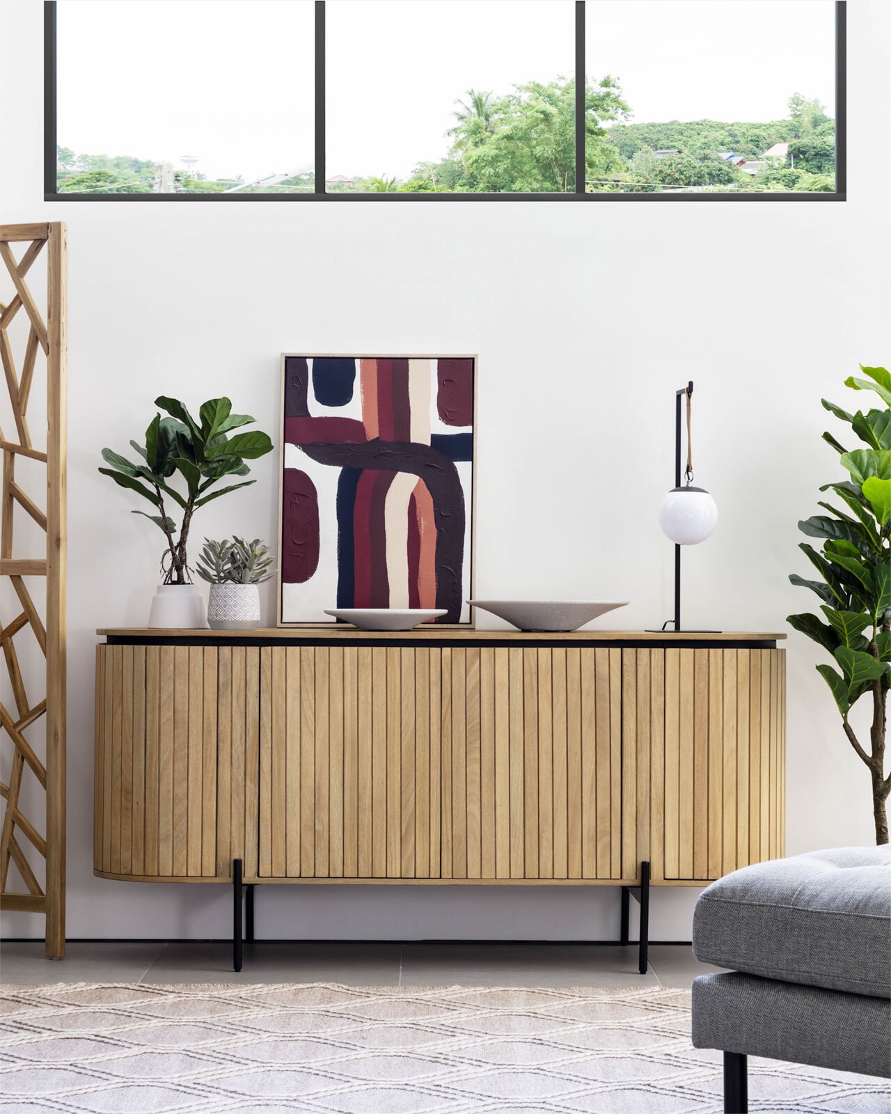 Kave Home Sideboard LICIA 170 x 80 cm Mango braun