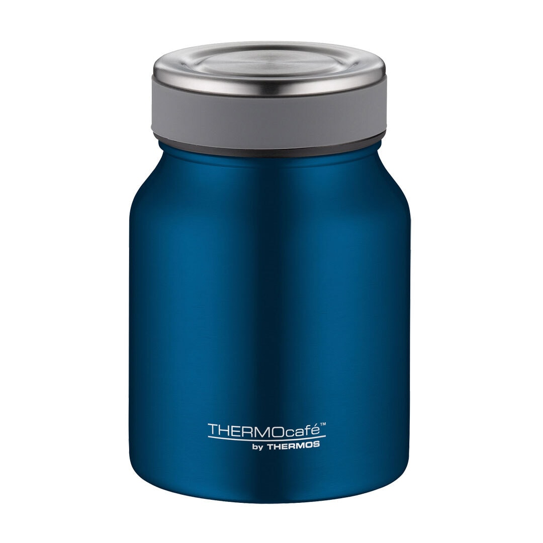 THERMOcafé by THERMOS Isolier-Speisegefäß FOOD JAR 500 ml Edelstahl dunkelblau