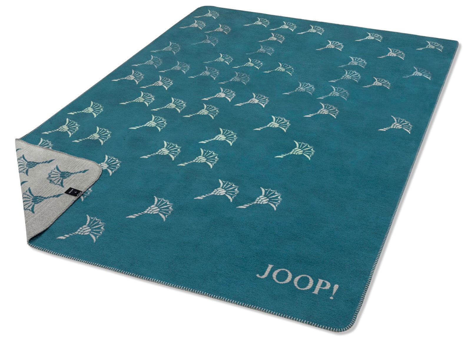 JOOP! Wohndecke FADED CORNFLOWER 150 x 200 cm blau