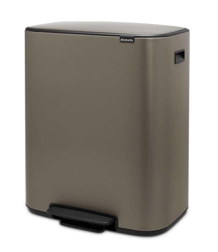brabantia Treteimer BO 2 x 30 Liter platinum