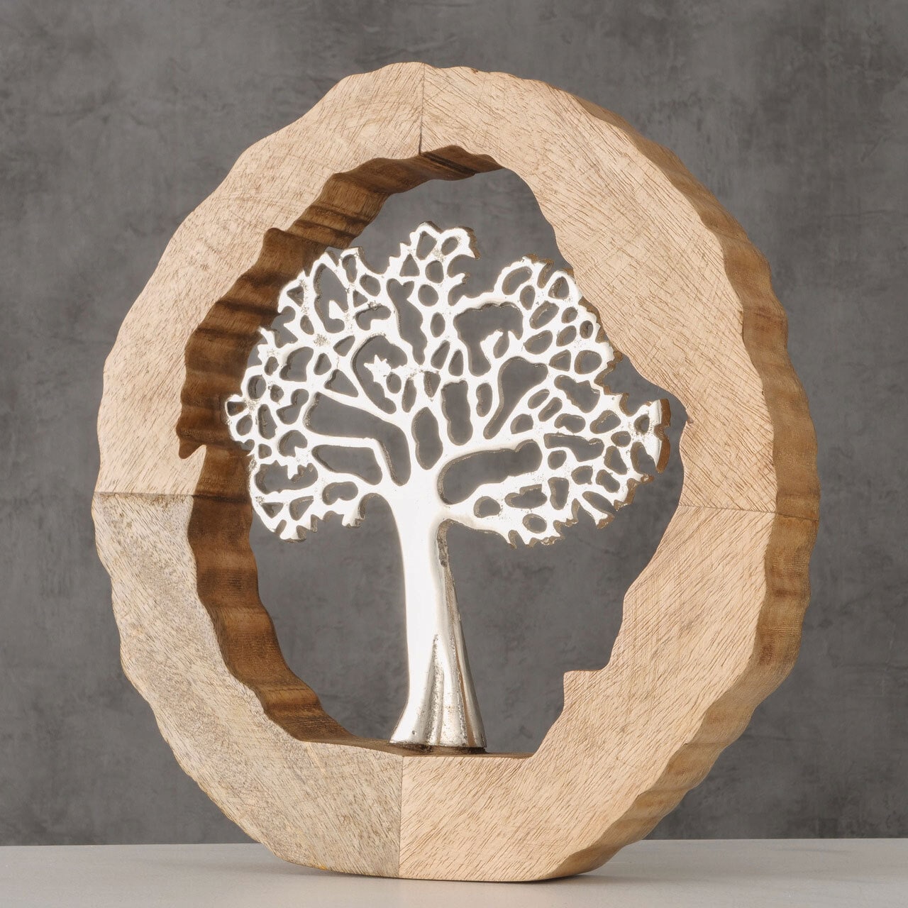 Deko Aufsteller TREE 34 cm Holz