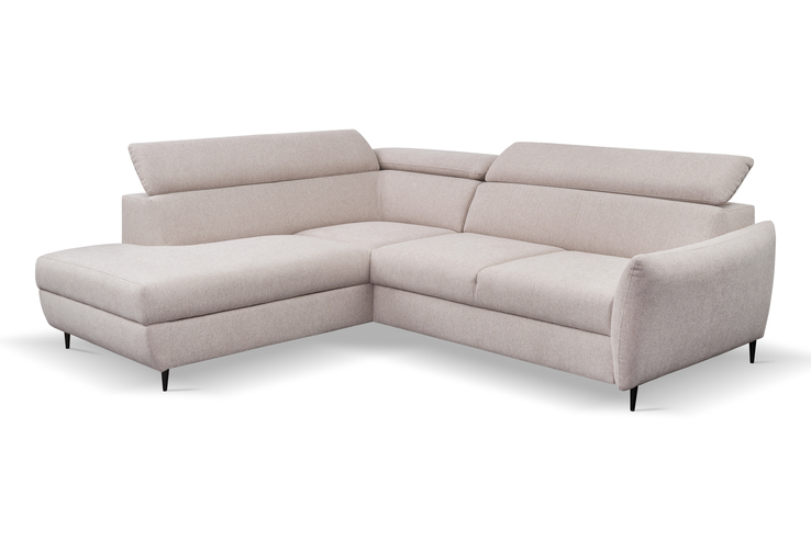 Ecksofa OSCAR 212 x 253 cm grau