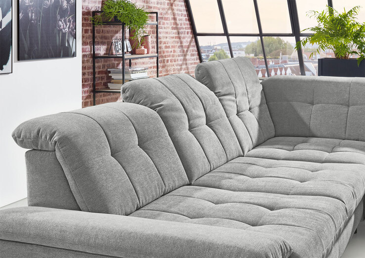 YoungLife Ecksofa APRILIA SF-R silver
