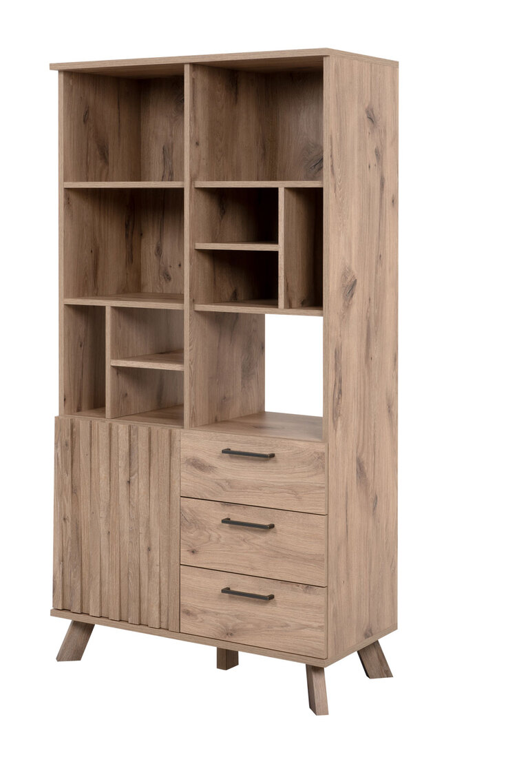 Highboard WELLINGTON 84,5 x 160 cm Schwedeneiche