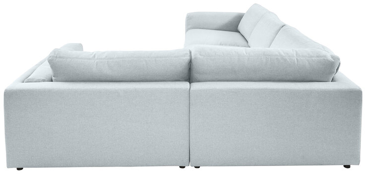 Ole Gunderson Ecksofa-Kombi LASSE II 345 x 252 cm hellgrau