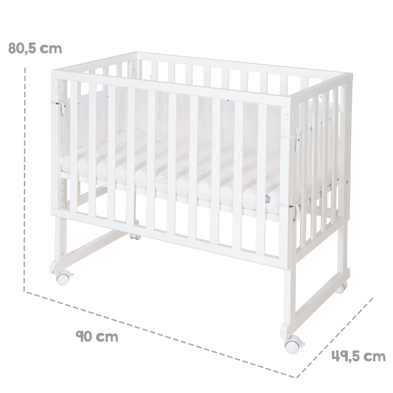 roba Stubenwagen 3 IN 1 weiß