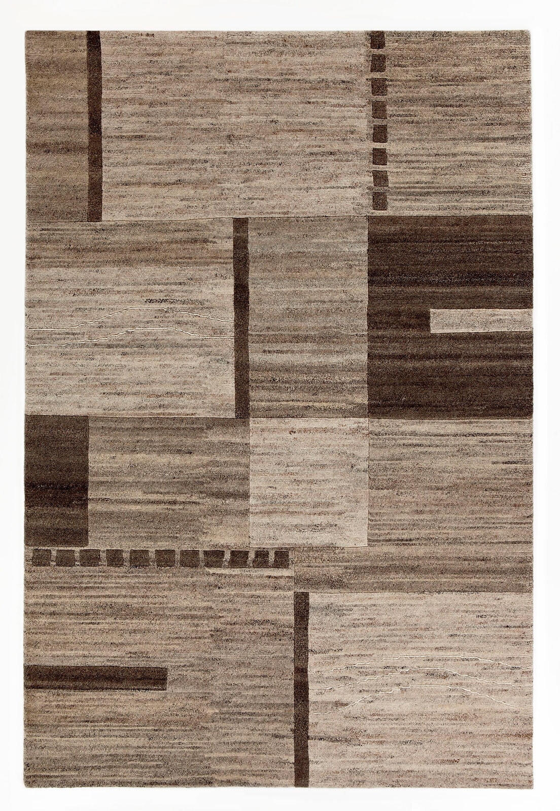 LUXOR living Nepalteppich PUNTUR 200 x 300 cm beige/braun