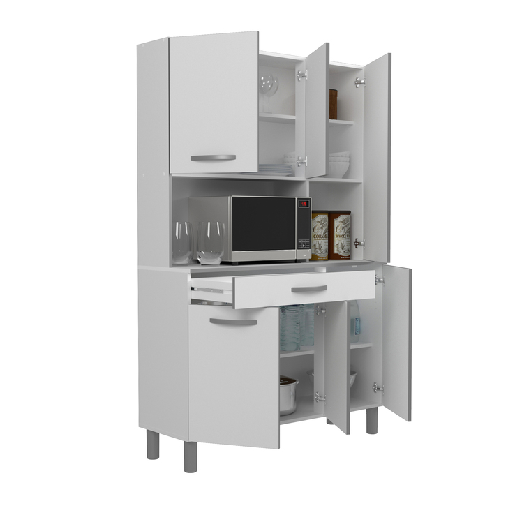 Parisot Buffet Schrank SEASON 120 x 185 x 40 cm weiß