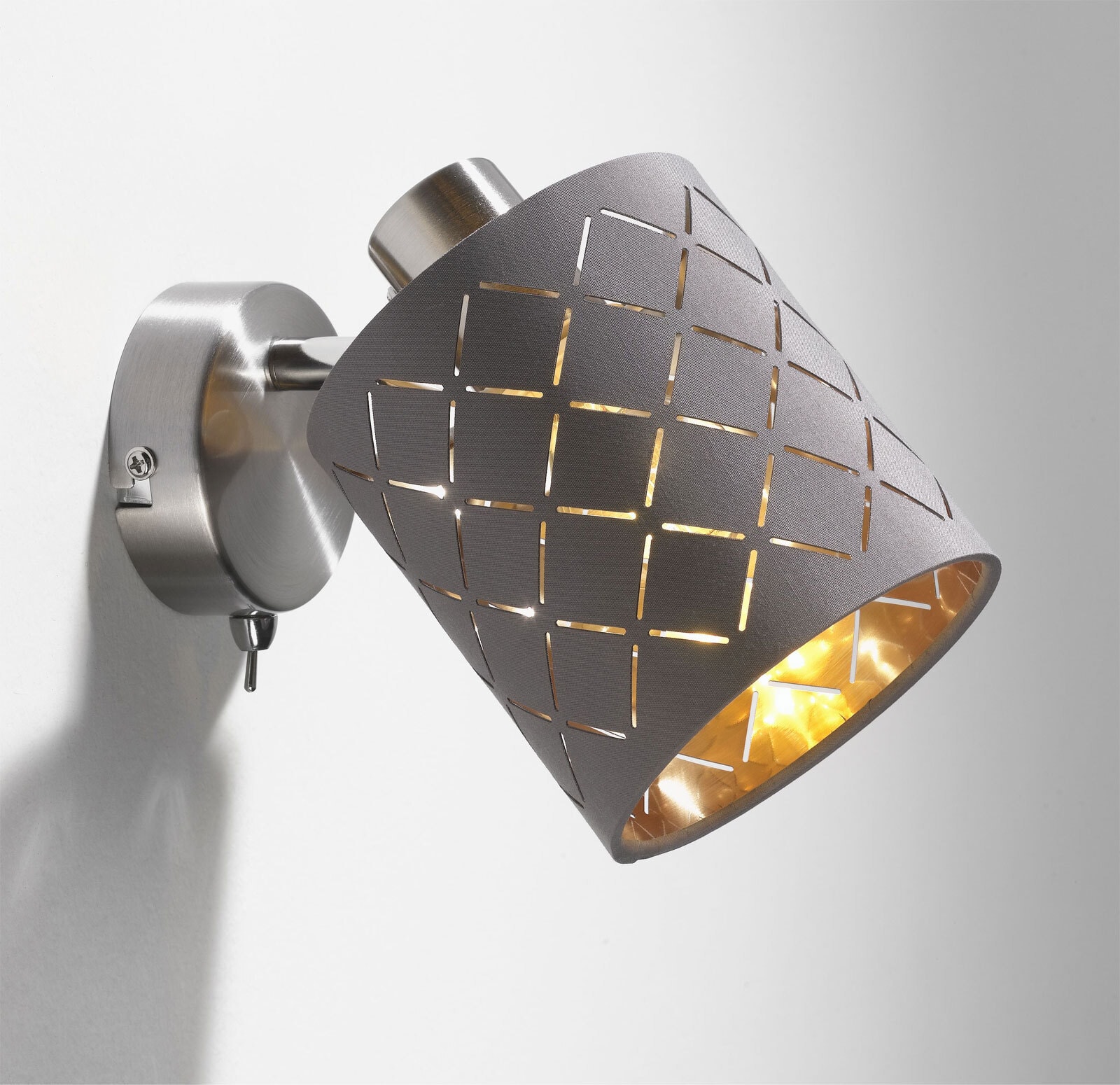 casaNOVA Retrofit Wandlampe CHARMING 1 Spot cappuccino