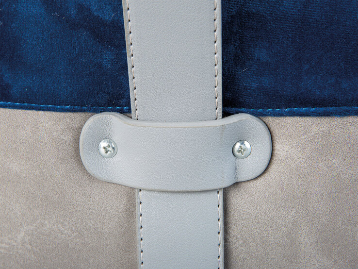 Hocker MILIAN blau 38 x 43 x 32,5 cm