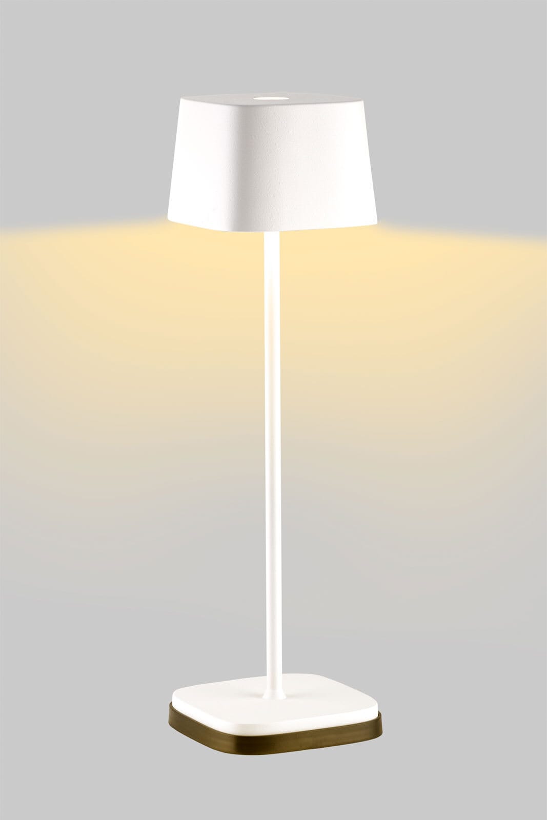 helestra Akku LED Tischlampe KORI 2-teilig weiß